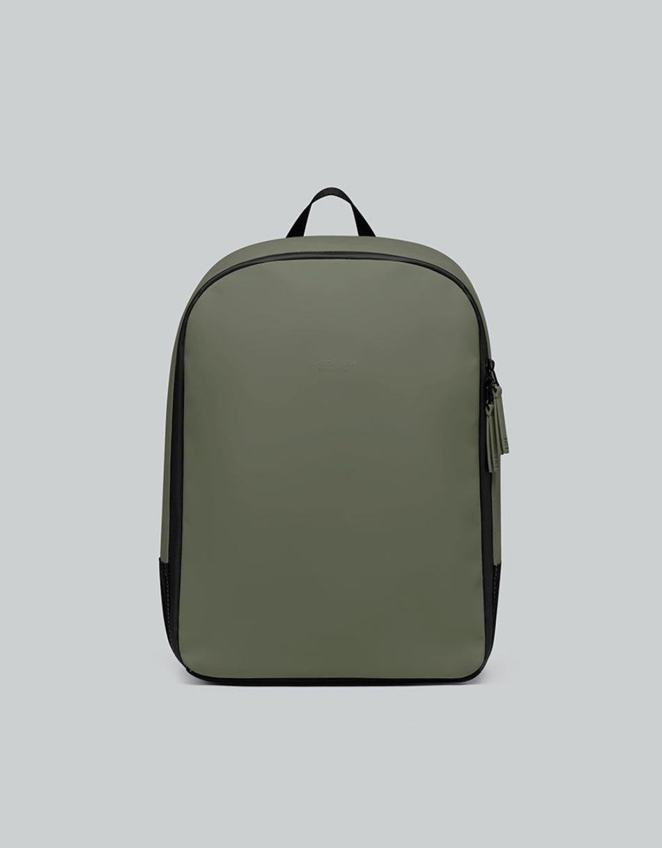 Mochila Däsh Daily 14" Olivo, vista frontal