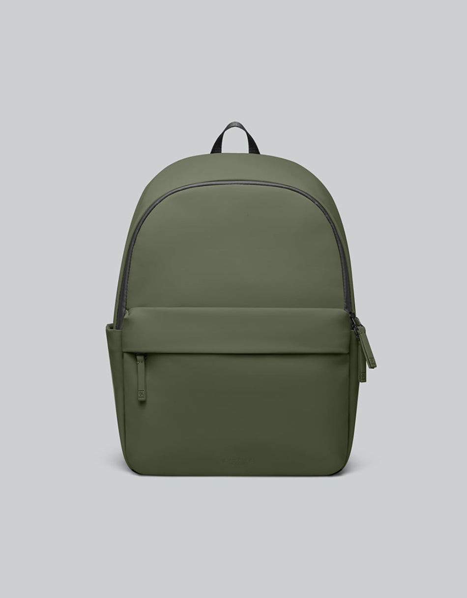 Mochila Däsh Uni 14" Olivo, vista frontal