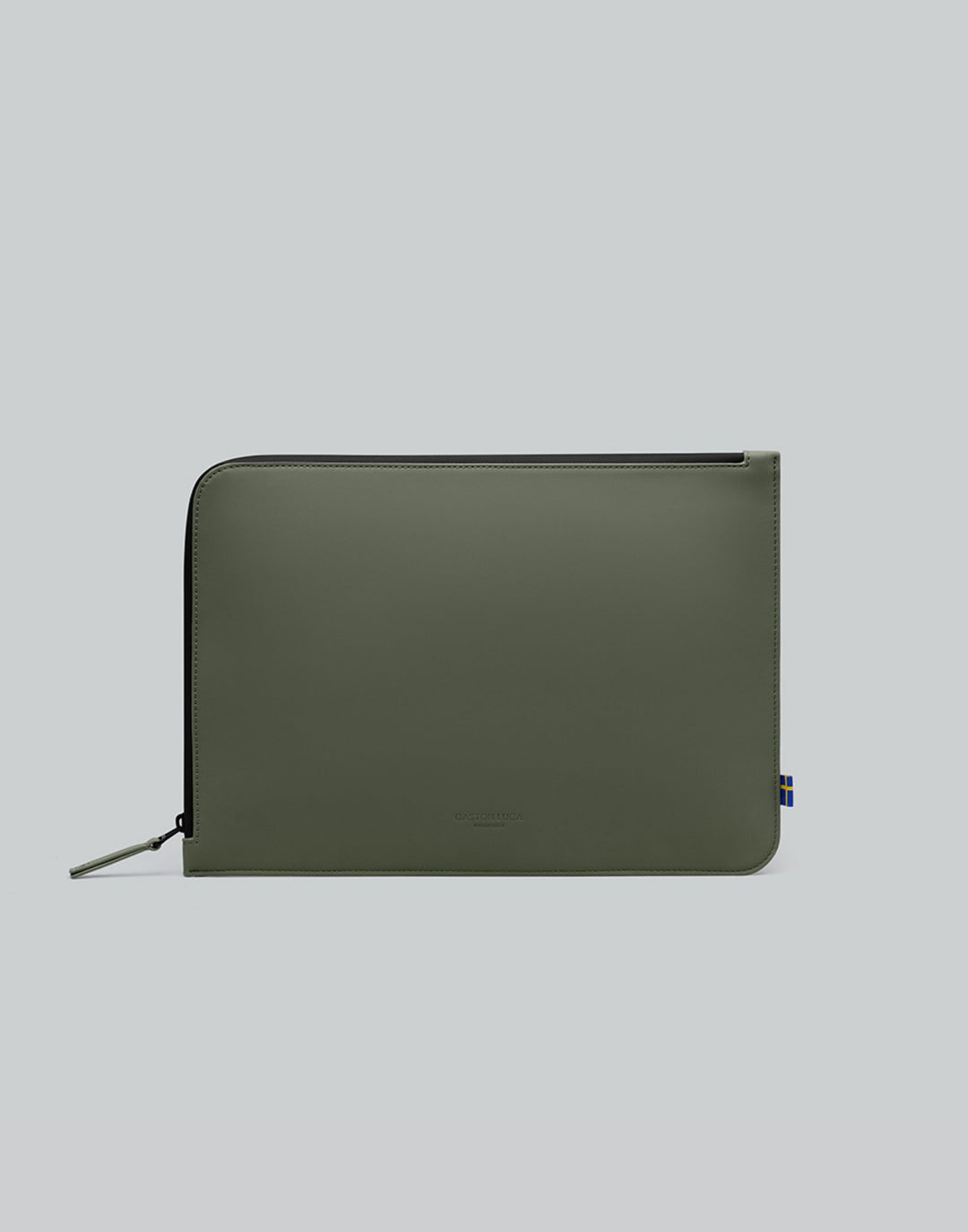 Porta laptop Däsh 14" Olivo, vista frontal